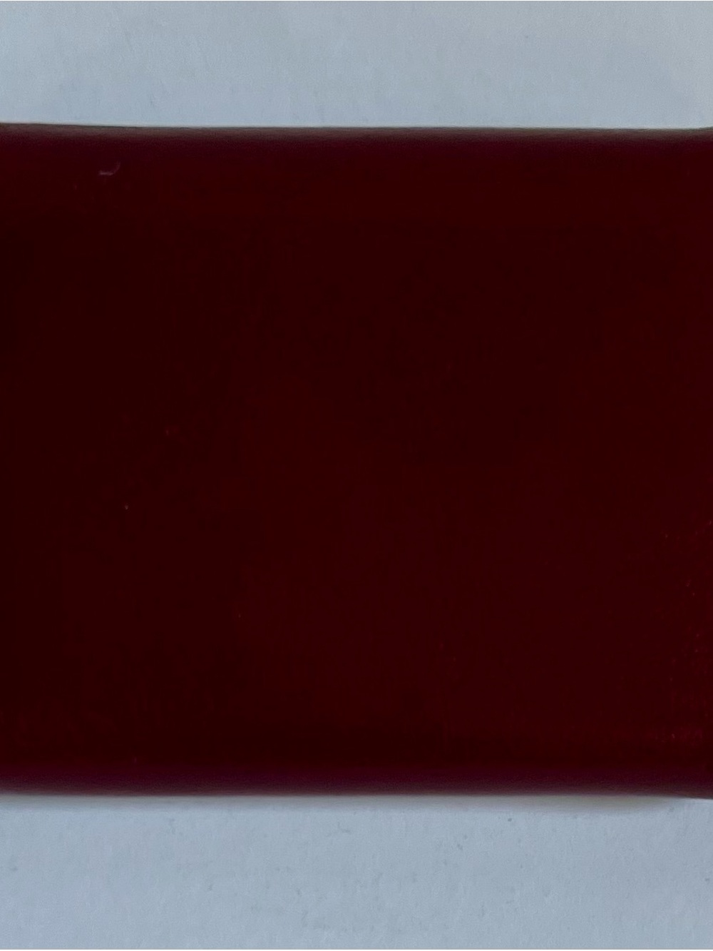 Vintage Monsac Red Leather Wallet Trifold Burgundy - Picture 4 of 7